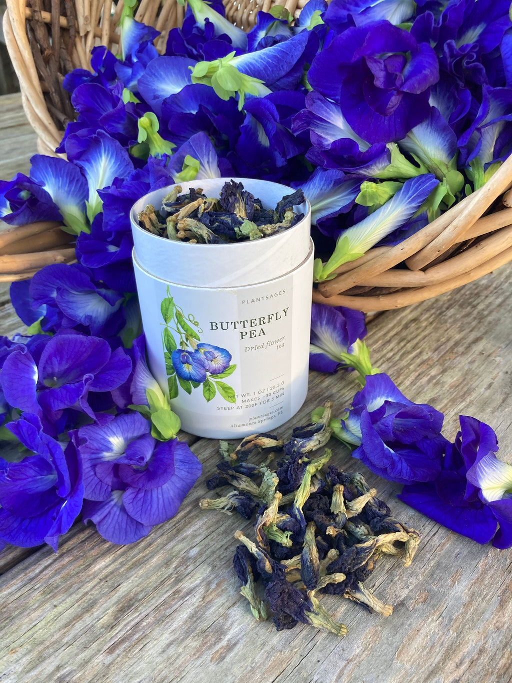 Organic Butterfly Pea Flower Tea: Natural Blue Herbal Tea