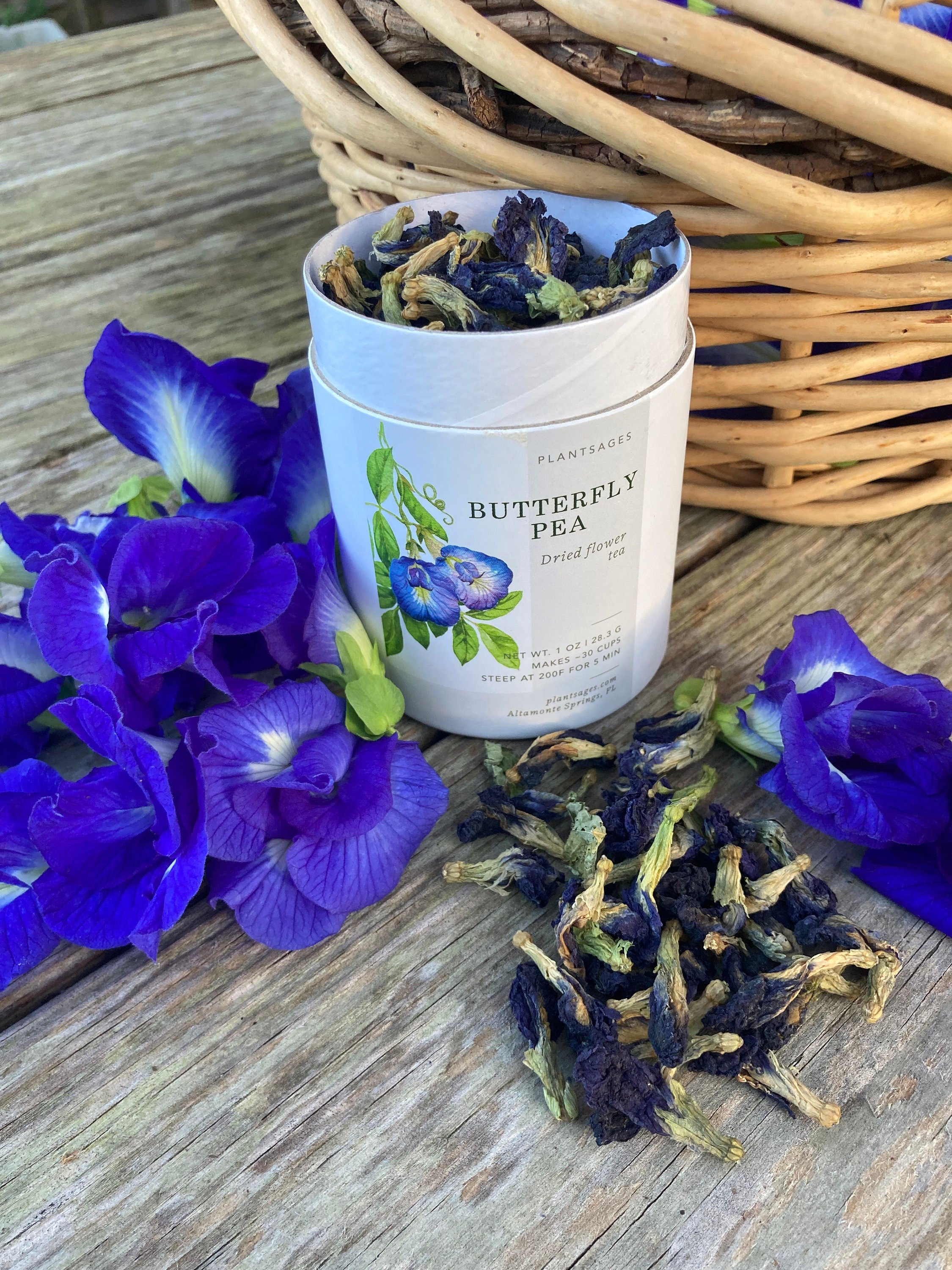 Organic Butterfly Pea Flower Tea: Natural Blue Herbal Tea