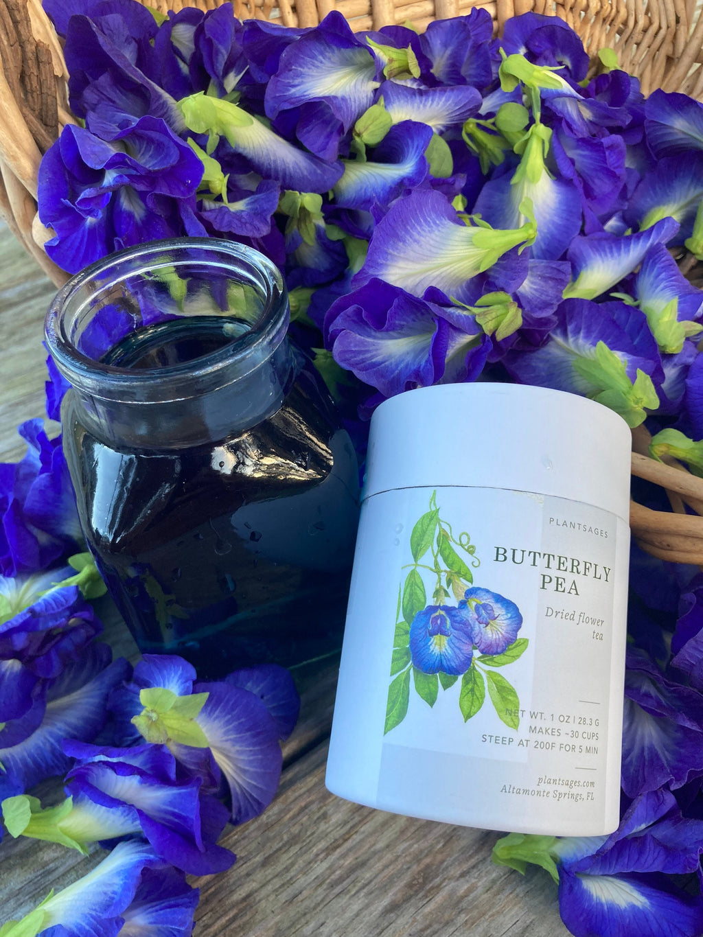 Organic Butterfly Pea Flower Tea: Natural Blue Herbal Tea